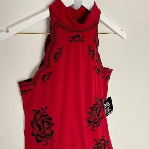 NWT Express Embroidered Dress   - Picture 2 of 11